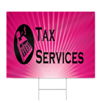 Tax Services Sign