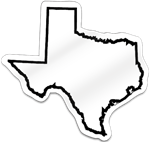Texas Shaped Magnet