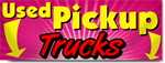Used Pickup Truck Banners