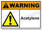 Acetylene Warning Signs