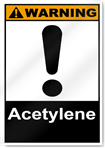 Acetylene Warning Signs