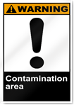 Contamination Area Warning Signs