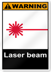 Laser Beam Warning Signs