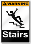 Stairs Warning Signs