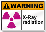 X-Ray Radiation Warning Signs