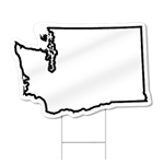 Washington Shaped Sign - State Shaped Sign