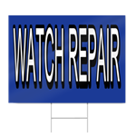 Watch Repair Block Lettering Sign