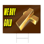 We Buy Gold Sign