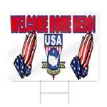 Welcome Home Hero Sign