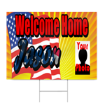 Welcome Home Sign for National Guard