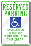 Wisconsin Handicap Parking Signs