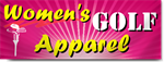 Women's Golf Apparel Banners