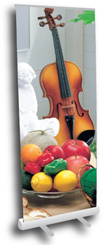 Economy Retractable Banner Stand 47"